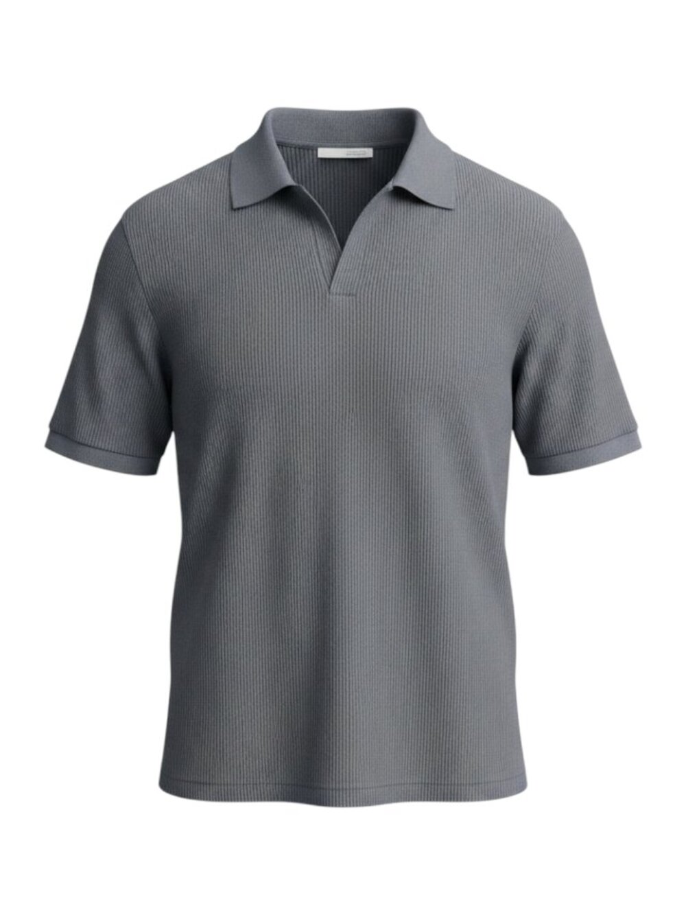 Zara Polo Shirt L Gray